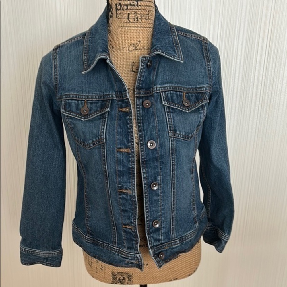 Style & Co. Dark Blue Jean Jacket